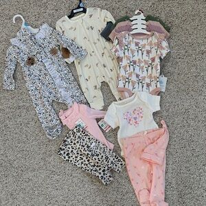 3-6 month baby girl lot of new clothes